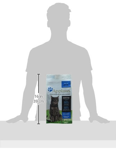 Applaws Alimento Seco Natural sin Granos para Gatitos, Pollo Natural - Bolsa Resellable de 2 kg