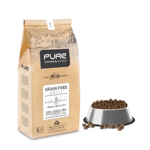Avantis Pet Pure Grain Free Adult - Pienso para Perros Adultos de Todas Las Razas - 2 kg - Comida 100% Completa y Equilibrada - con Pollo y sin Cereales para Perros con Intolerancia y Alergia