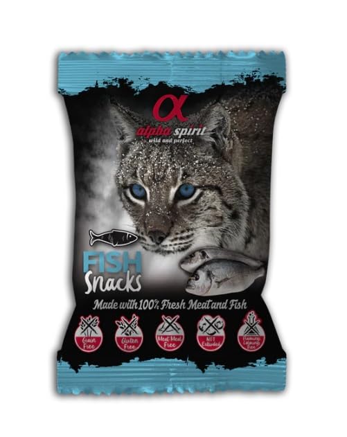 Alpha Spirit Comida Snack para Gatos 12 x 50 Gr (Pavo)