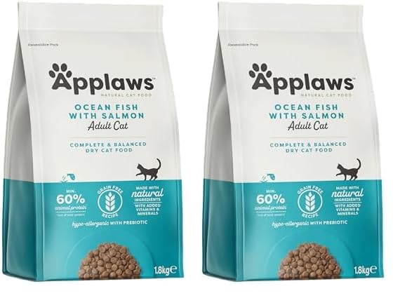 Applaws Alimento Seco Natural sin Granos para Gatitos, Pollo Natural - Bolsa Resellable de 2 kg