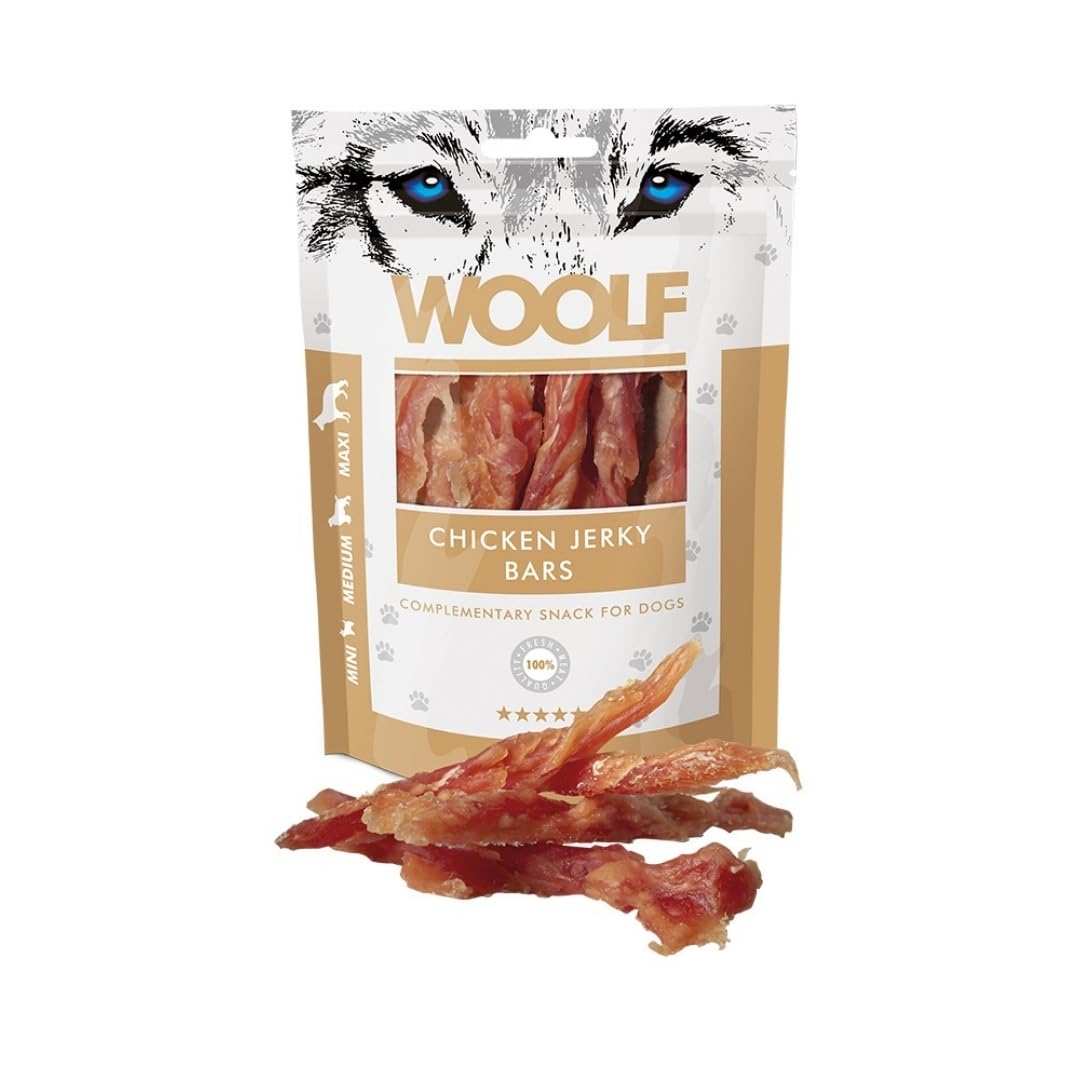 Pack De 10 Snacks Naturales para Perros | Barritas De Pollo Sin Conservantes | Chuches Perros Naturales - Dog Treats Saludables con Proteínas Y Vitaminas Esenciales | 10x100g