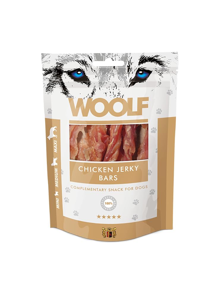 Pack De 10 Snacks Naturales para Perros | Barritas De Pollo Sin Conservantes | Chuches Perros Naturales - Dog Treats Saludables con Proteínas Y Vitaminas Esenciales | 10x100g