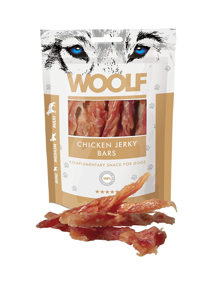 Pack De 10 Snacks Naturales para Perros | Barritas De Pollo Sin Conservantes | Chuches Perros Naturales - Dog Treats Saludables con Proteínas Y Vitaminas Esenciales | 10x100g