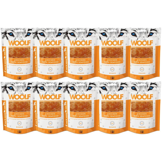 Pack De 10 Snacks Naturales para Perros | Barritas De Pollo Sin Conservantes | Chuches Perros Naturales - Dog Treats Saludables con Proteínas Y Vitaminas Esenciales | 10x100g