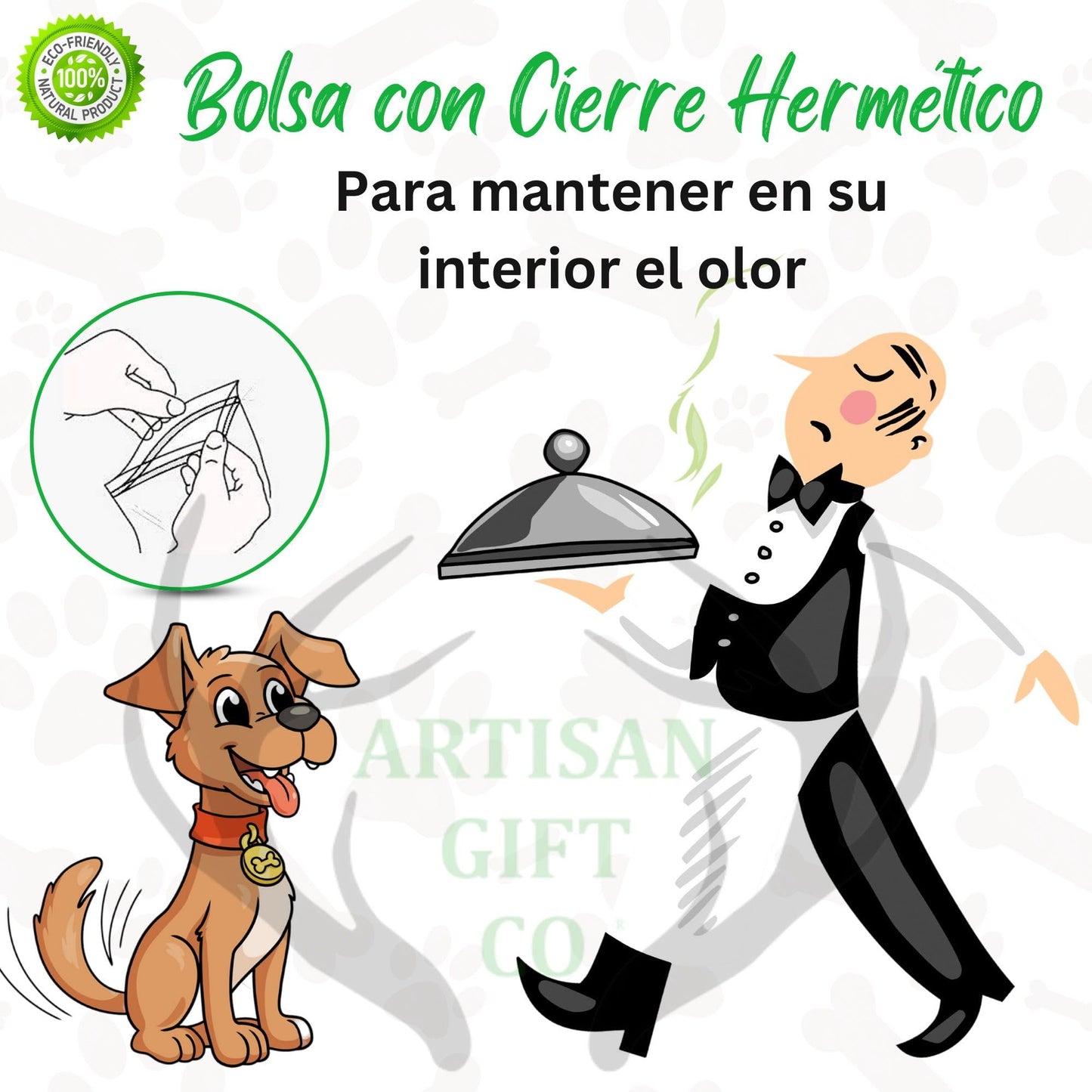 ARTISAN GIFT CO Nervio de Toro para Perros – Snack Natural Deshidratado, Apto para Dieta Barf (5 unds, Nervios de Toro 30 cm)