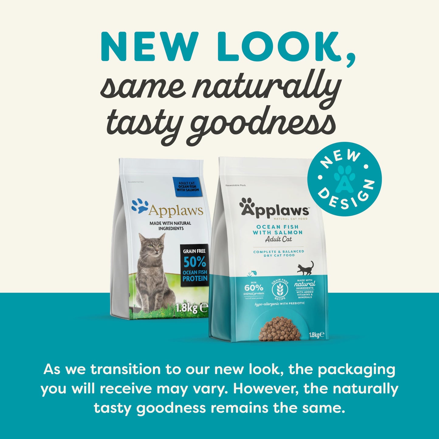 Applaws Alimento Seco Natural sin Granos para Gatitos, Pollo Natural - Bolsa Resellable de 2 kg