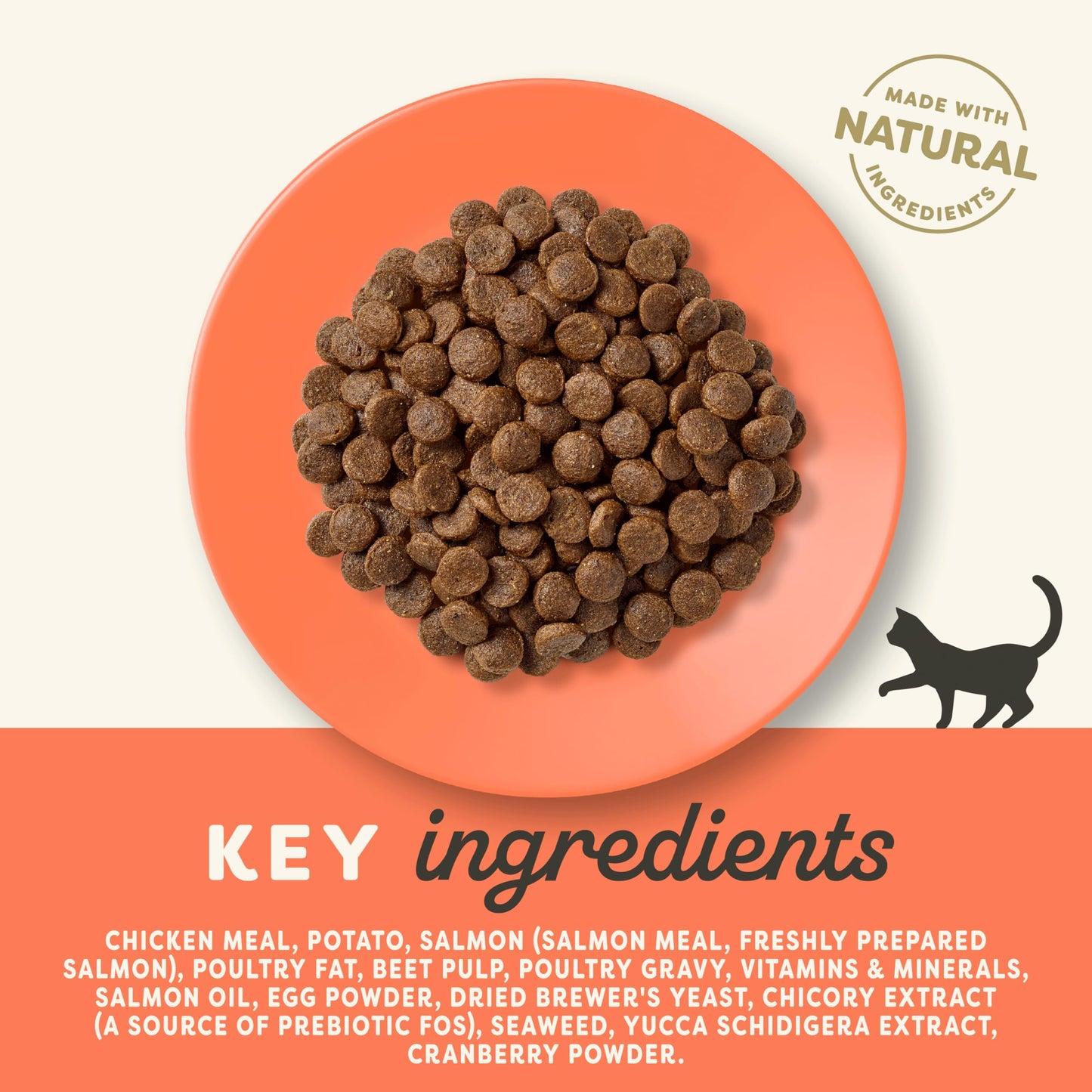 Applaws Alimento Seco Natural sin Granos para Gatitos, Pollo Natural - Bolsa Resellable de 2 kg