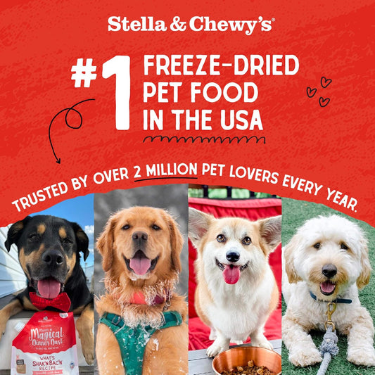 Stella and Chewy's Freeze-Dried Raw Surf'N Turf Dinner Patties for Dogs 25 Ounce