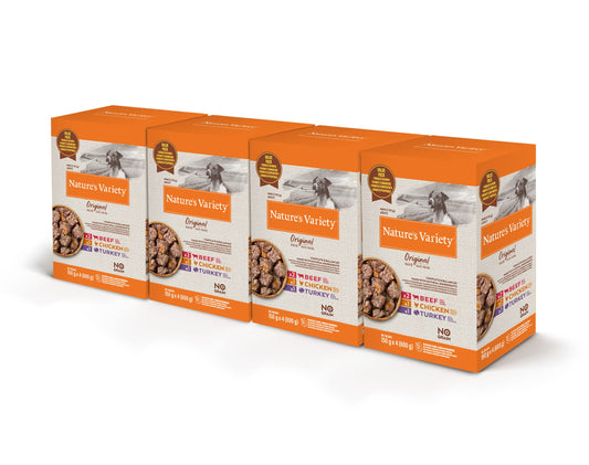 Nature's Variety Original No Grain - Paté para Perros Adultos Mini con Pollo - Caja 8 x 150 g