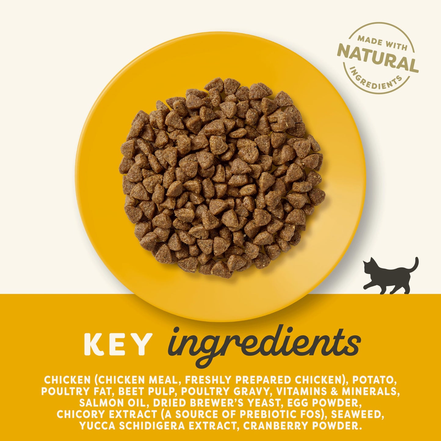 Applaws Alimento Seco Natural sin Granos para Gatitos, Pollo Natural - Bolsa Resellable de 2 kg