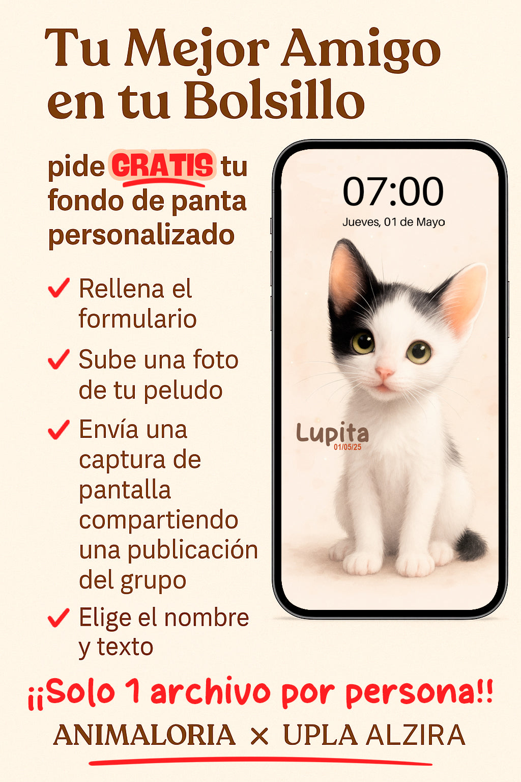 FONDOS DE PANTALLA ¡¡GRATIS!! · ANIMALORIA x UPLA ALZIRA
