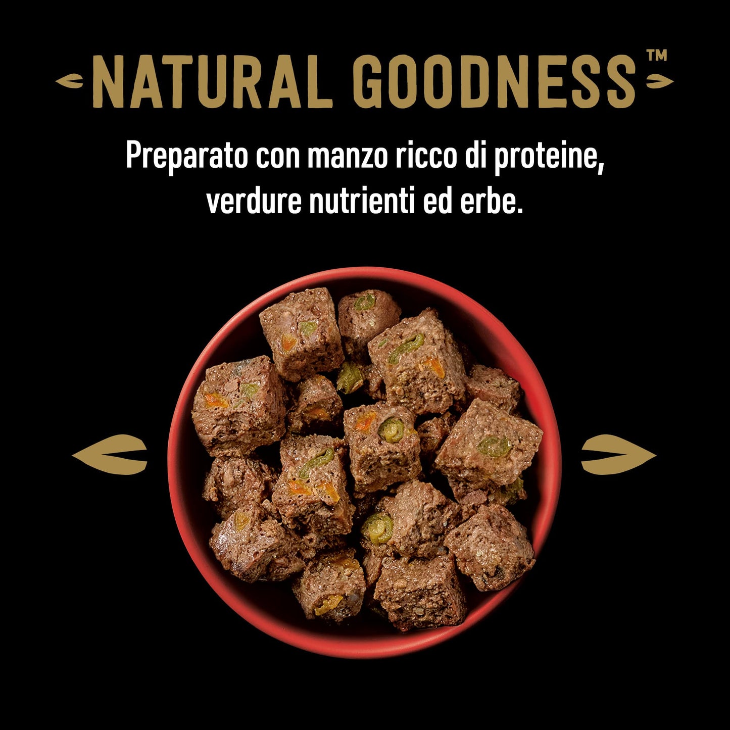 Cesar Natural Goodness - Comida húmeda para Perros con Sabor a Pollo y Verduras, 6 latas de 400 g, Total 2,4 kg