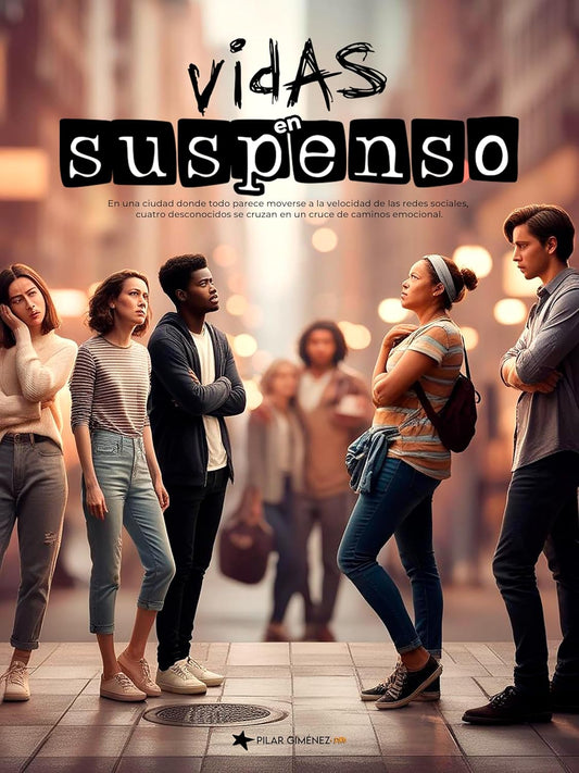 "VIDAS EN SUSPENSO" : Despertar digital, Control social invisible, Thriller tecnológico, Inteligencia artificial y humanidad, Redes digitales ocultas y Revolución silenciosa  (EBOOK DIGITAL).