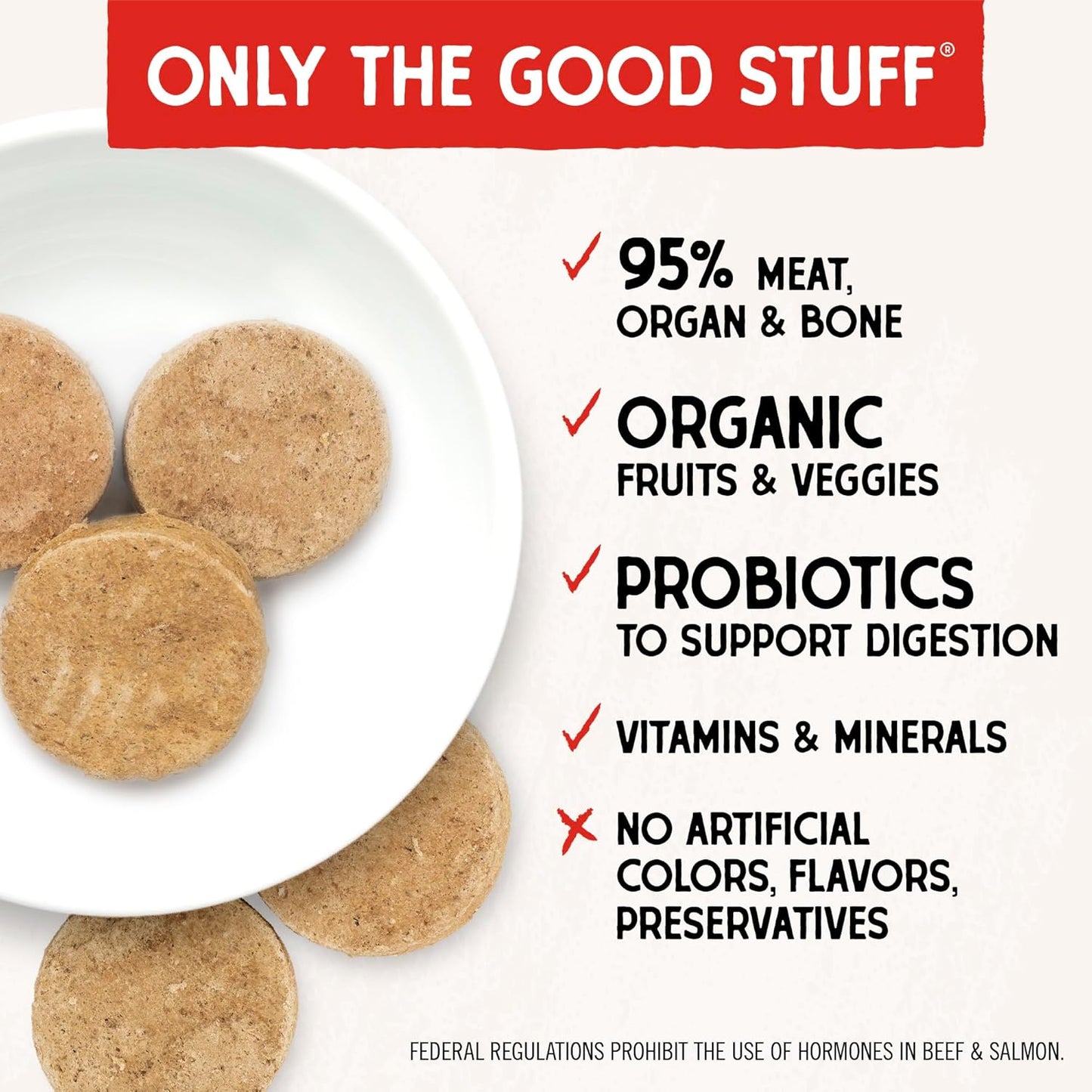 Stella and Chewy's Freeze-Dried Raw Surf'N Turf Dinner Patties for Dogs 25 Ounce