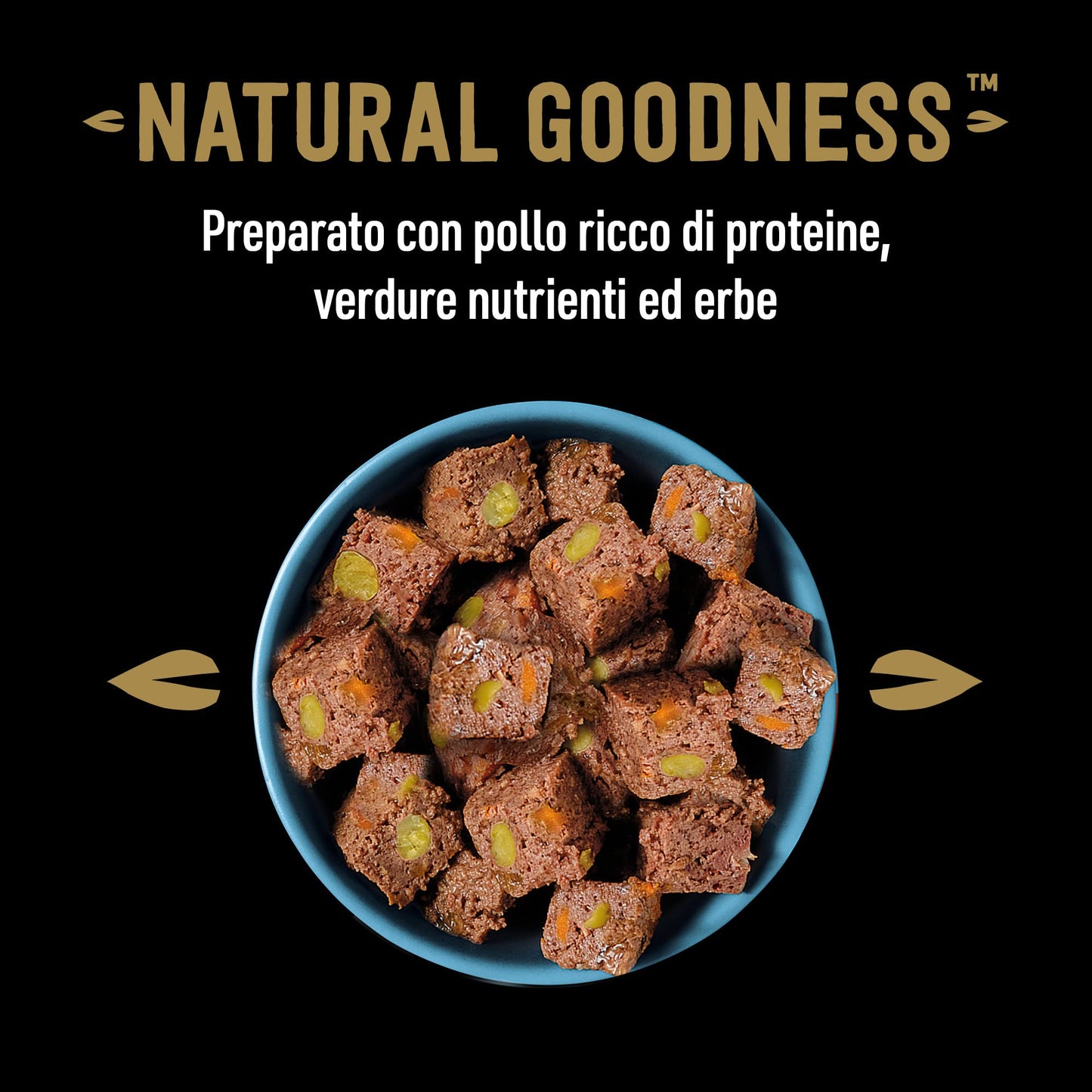 Cesar Natural Goodness - Comida húmeda para Perros con Sabor a Pollo y Verduras, 6 latas de 400 g, Total 2,4 kg