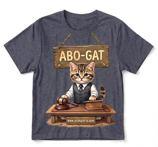 MODELO: ABO-GAT | Camiseta de Gatos Original AMI-GAT | Diseño Divertido en Valenciano e Inglés