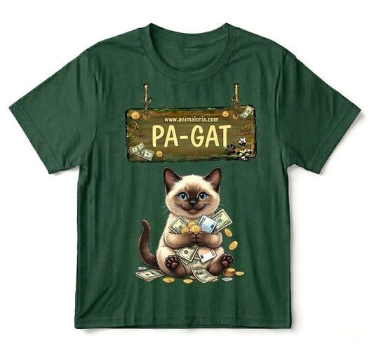 MODELO: PA-GAT | Camiseta de Gatos Original AMI-GAT | Diseño Divertido en Valenciano e Inglés