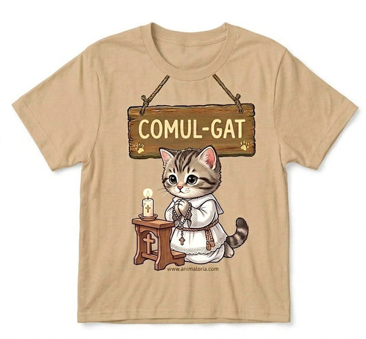 MODELO: COMUL-GAT | Camiseta de Gatos Original AMI-GAT | Diseño Divertido en Valenciano e Inglés
